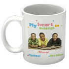 My Heart Personalized Photo Coffee Mug